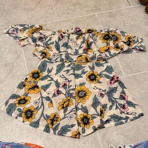 Floral Off-Shoulder Romper